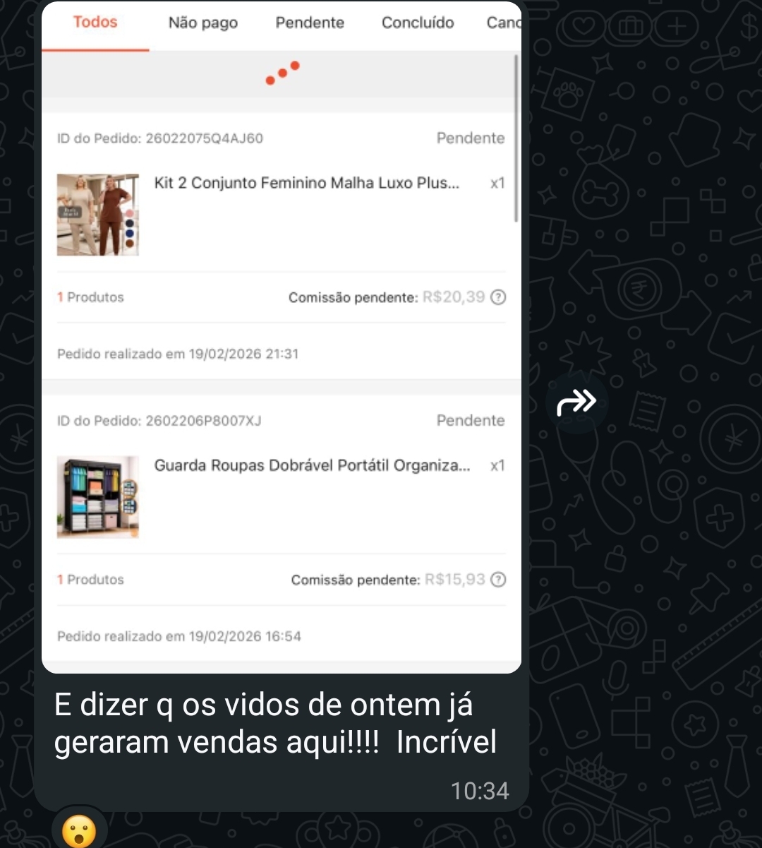 Resultado membro SOS Vídeos