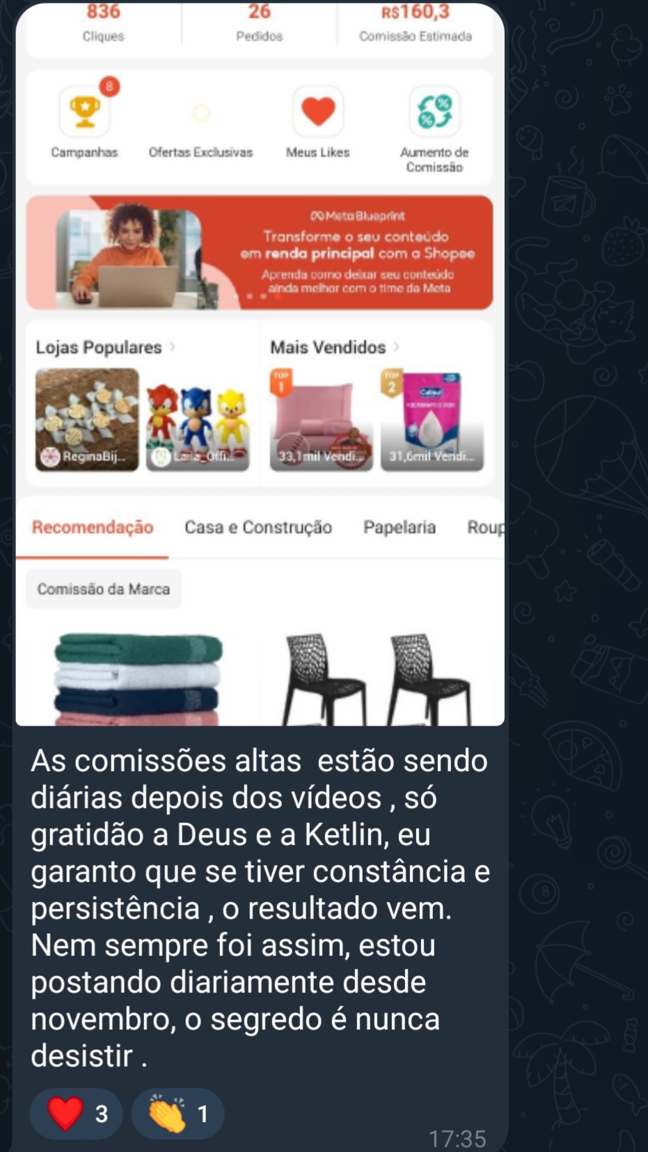 Resultado membro SOS Vídeos
